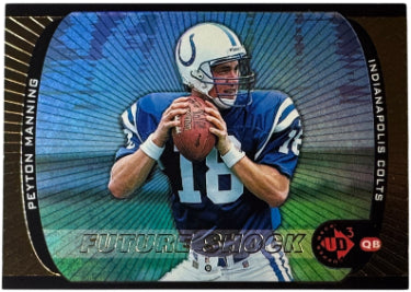 Peyton Manning 1998 Upper Deck UD3 Future Shock Rookie Card (RC) #181 (Indianapolis Colts/HOF)-Powers Sports Memorabilia