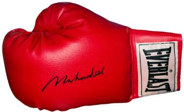 Muhammad Ali Autographed Everlast Leather White Label 14oz Left Boxing Glove- Beckett Review-Powers Sports Memorabilia