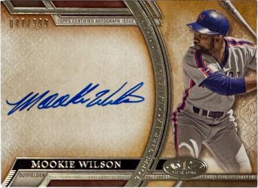 Mookie Wilson Autographed 2015 Topps Tiered One Acclaimed On Card Auto /399 #AA-MWN (New York Mets)-Powers Sports Memorabilia