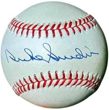Duke Snider Autographed Official Rawlings RONL National League Baseball tone- COA (Dodgers/HOF)-Powers Sports Memorabilia