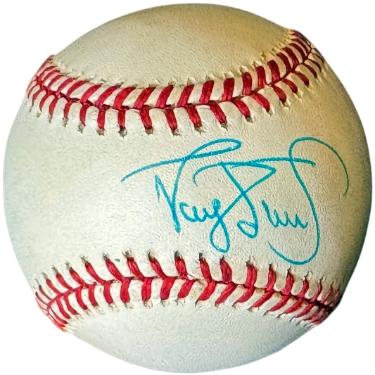 Darryl Strawberry Official Rawlings RONL National League Baseball Imperfect- COA (Mets/Yankees)-Powers Sports Memorabilia