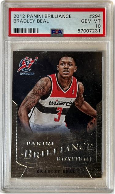Bradley Beal 2012-13 Panini Brilliance Rookie Card #294 - PSA Graded 10 Gem Mint (Washington Wizards)-Powers Sports Memorabilia