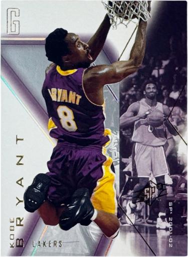 Kobe Bryant 2001-02 SPx Sample Card #SPX-1 (Los Angeles Lakers/HOF)-Powers Sports Memorabilia