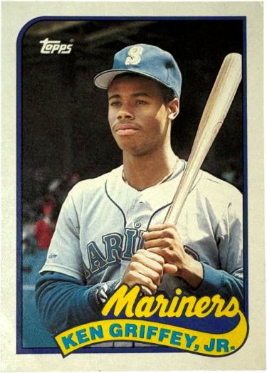 Ken Griffey, Jr 1989 Topps Traded Rookie Card (RC) #41T (Seattle Mariners/HOF) - CTBL_046936-Powers Sports Memorabilia