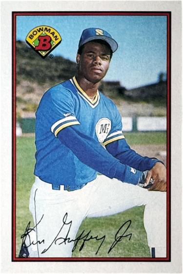 Ken Griffey Jr 1989 Bowman Rookie Card (RC) #220 (Seattle Mariners/HOF)-Powers Sports Memorabilia