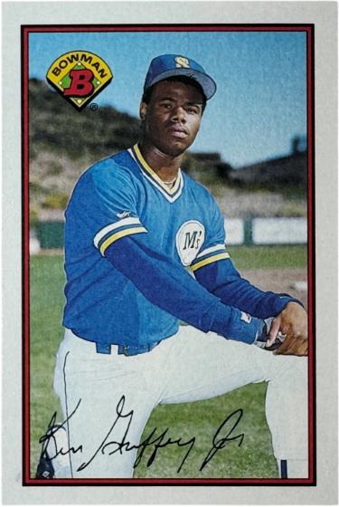 Ken Griffey Jr 1989 Bowman Rookie Card (RC) #220 (Seattle Mariners/HOF) - CTBL_046940-Powers Sports Memorabilia