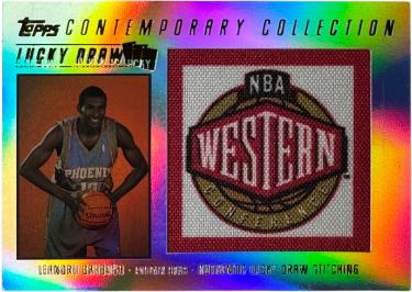 Leandro Barbosa 2003-04 Topps Contemporary Lucky Draw Rookie/Patch Refractor Card #LD15- /175 (Phoenix Suns)-Powers Sports Memorabilia