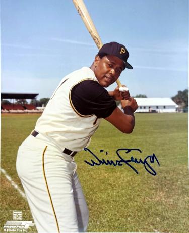 Willie Stargell Autographed Pittsburgh Pirates MLB Licensed 8x10 Photo- COA (HOF)-Powers Sports Memorabilia