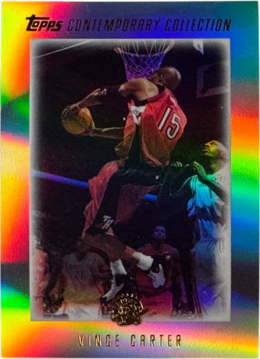 Vince Carter 2003-04 Topps Contemporary Collection Refractor Card #105 (Toronto Raptors)-Powers Sports Memorabilia