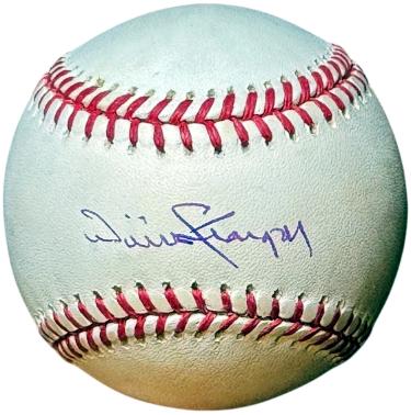 Willie Stargell Autographed RONL Rawlings Official National League Baseball- COA (Pittsburgh Pirates/HOF)-Powers Sports Memorabilia