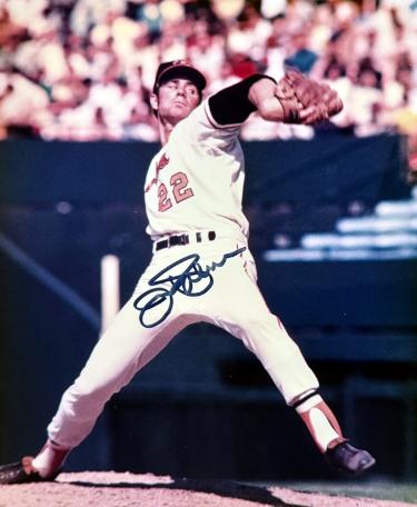 Jim Palmer Autographed Baltimore Orioles 8x10 Photo- Tuff Stuff COA/Show Ticket (HOF)-Powers Sports Memorabilia