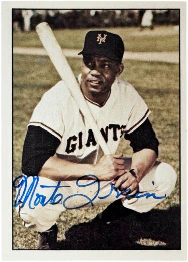 Monte Irvin Autographed 1979 TCMA 50'S On Card Auto #168- COA (New York Giants/HOF)-Powers Sports Memorabilia