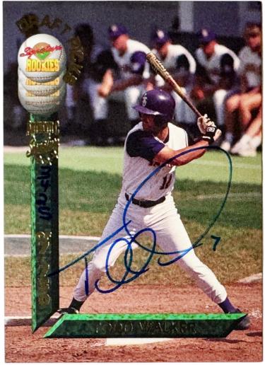 Todd Walker Autographed 1994 Signature Rookies Draft Picks Rookie Card #8- /7750-Powers Sports Memorabilia