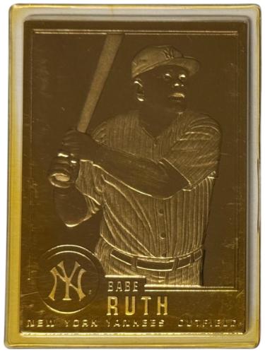 Babe Ruth 1996 CMG Worldwide 22K Gold Foil Card #30 (New York Yankees/HOF)-Powers Sports Memorabilia