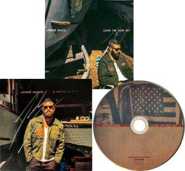 Jordan Davis Autographed 2025 Learn Hard Way 4.75x4.75 Art Card Insert w/ Album Cover & CD w/ Case- COA (Country/Pop Music) - CTBL_047190-Powers Sports Memorabilia