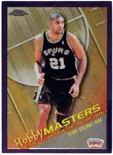 Tim Duncan 2000-01 Topps Chrome Hobby Masters Card #HM3 (San Antonio Spurs/HOF)-Powers Sports Memorabilia