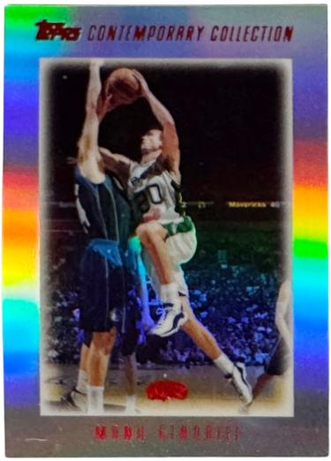 Manu Ginobili 2003-04 Topps Contemporary Collection Red Card #101 /225 (San Antonio Spurs/HOF)-Powers Sports Memorabilia