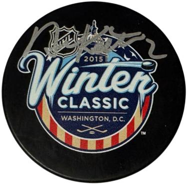 Duncan Keith Autographed NHL 2015 Winter Classic Hockey Puck- COA (Chicago Blackhawks/HOF)-Powers Sports Memorabilia