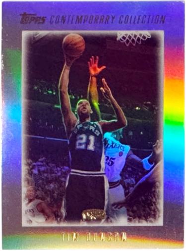 Tim Duncan 2003-04 Topps Contemporary Collection Card #98 (San Antonio Spurs/HOF)-Powers Sports Memorabilia