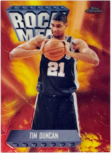 Tim Duncan 1998-99 Topps Chrome Season's Best Rock Men Card #SB17 (San Antonio Spurs/HOF)-Powers Sports Memorabilia