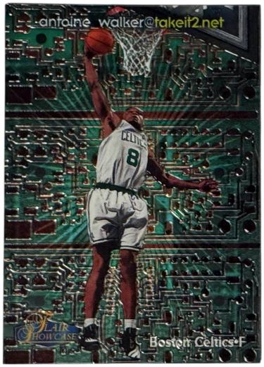 Antoine Walker 1998-99 Flair Showcase takeit2net Card #6TN /1000 SP RARE (Boston Celtics)-Powers Sports Memorabilia