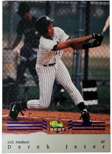 Derek Jeter 1992 Classic Best Minor League Blue Rookie Card (RC) #BC22 (New York Yankees/HOF) - CTBL_047303-Powers Sports Memorabilia