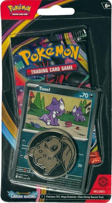 Pokemon TCG: 2026 Chaos Rising ME04 Checklane Blister (Toxel)-Powers Sports Memorabilia