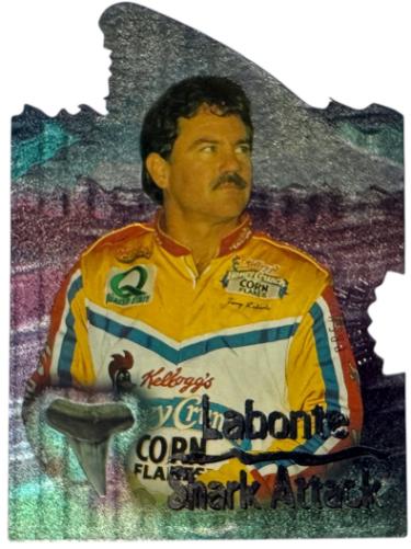 Terry Labonte 1997 Wheels Shark Attack Bite Die-Cut Foil Jumbo Card #SA5 /499-Powers Sports Memorabilia