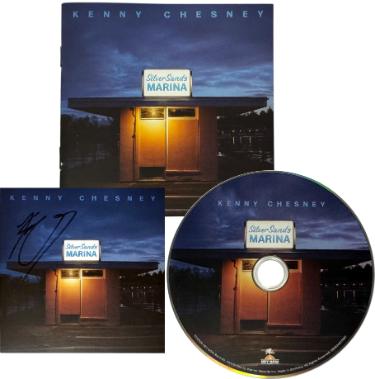 Kenny Chesney Autographed 2026 Silver Sands Marina Hey Now Records 4"x4" Art Card Insert/CD/Case- COA/NEW-Powers Sports Memorabilia