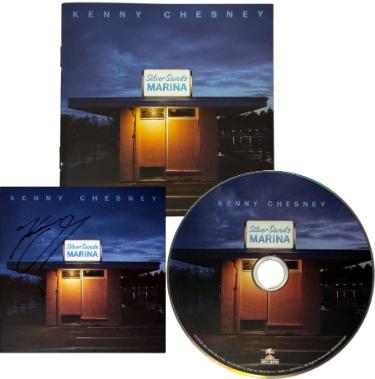Kenny Chesney Autographed 2026 Silver Sands Marina Hey Now Records 4"x4" Art Card Insert/CD/Case- COA/NEW - CTBL_047372-Powers Sports Memorabilia