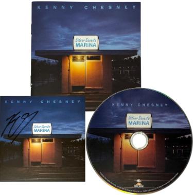 Kenny Chesney 2026 Silver Sands Marina Hey Now Records 4"x4" Art Card Insert/CD/Case- COA/NEW - CTBL_047382 - Autographed-Powers Sports Memorabilia