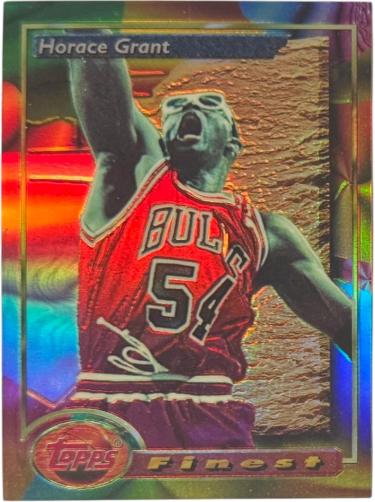 Horace Grant 1993-94 Topps Finest Refractor Card #89 (Chicago Bulls) - CTBL_047400-Powers Sports Memorabilia