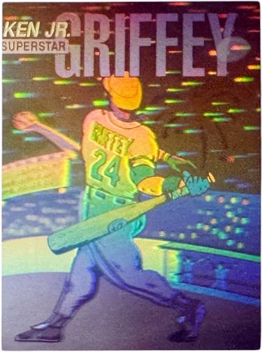 Ken Griffey Jr. 1992 Arena Superstar Holograms Card #5 (Seattle Mariners/HOF) - Collectible-Powers Sports Memorabilia