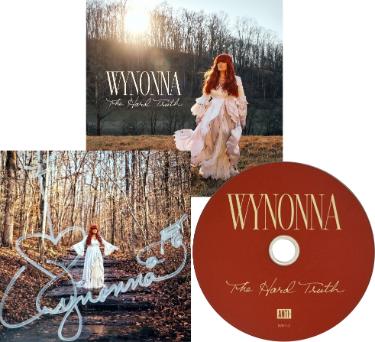 Wynonna Judd 2026 The Hard Truth 4.75x4.75 Art Card Insert/CD/Case- COA - Autographed-Powers Sports Memorabilia