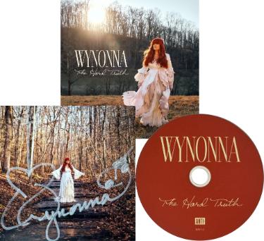 Wynonna Judd 2026 The Hard Truth 4.75x4.75 Art Card Insert/CD/Case- COA - CTBL_047467 - Autographed-Powers Sports Memorabilia