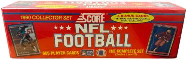 1990 Score NFL Football Factory Sealed Complete 665 Card Set (Series 1 and 2/NEW) - Collectible-Powers Sports Memorabilia