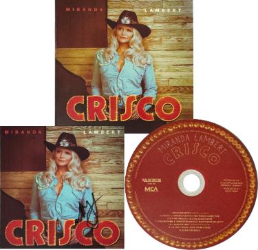 Miranda Lambert 2026 Crisco MCA 4.75x4.75 Art Card Insert/CD/Case - COA - Autographed-Powers Sports Memorabilia