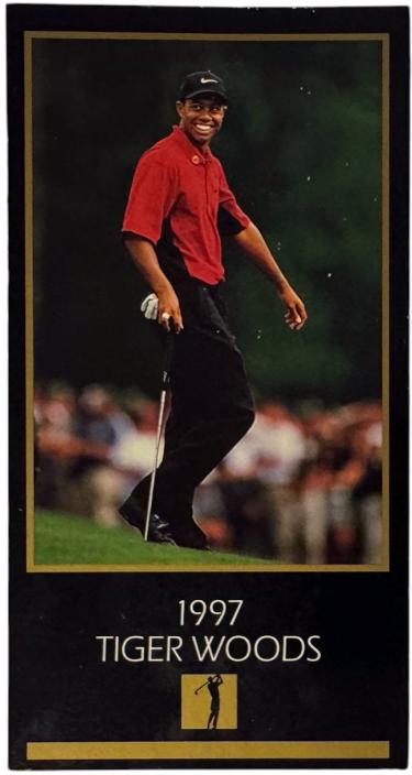 Tiger Woods 1997-98 Grand Slam Ventures Champions PGA Golf Rookie Card Masters - CTBL_047513 - Collectible-Powers Sports Memorabilia