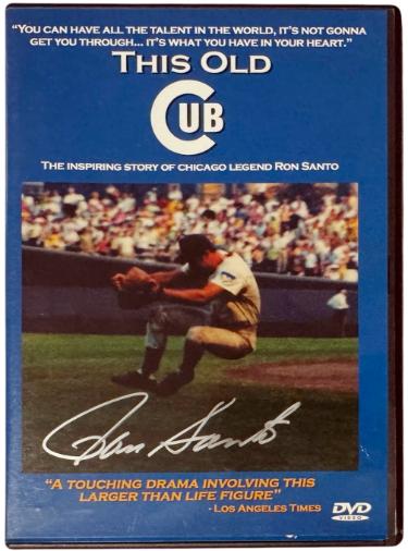 Ron Santo 2004 This Old Cub DVD - COA (HOF/Chicago Cubs/HOF/9XAS) - Autographed-Powers Sports Memorabilia