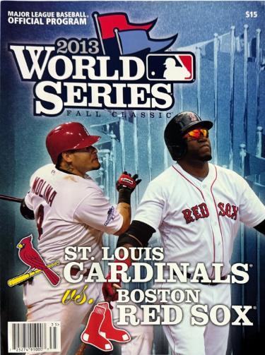 2013 World Series MLB Game Program- Cardinals vs Reds - New/Minor Cover Wear-Powers Sports Memorabilia