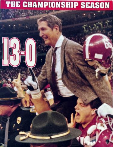 Alabama Crimson Tide 1992 The Championship Season 13-0 Paperback Book FB - New-Powers Sports Memorabilia