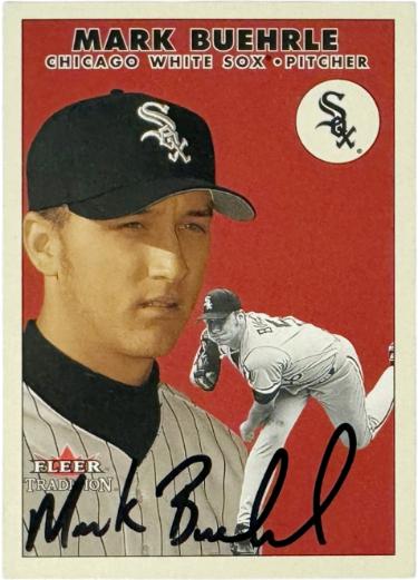 Mark Buehrle Autographed 2000 Fleer Tradition Update Rookie On Card Auto #U17- COA (Chicago White Sox)-Powers Sports Memorabilia