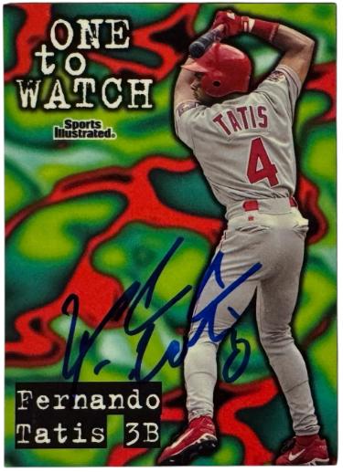 Fernando Tatis Sr Autographed 1998 Fleer Sports Ill One To Watch On Card Auto- COA-Powers Sports Memorabilia