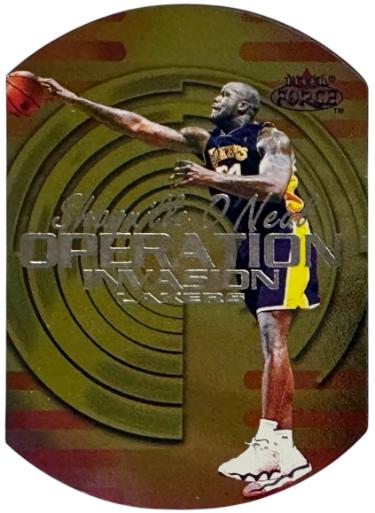 Shaquille O'Neal 1999-00 Fleer Force Operation Invasion Forcefield Card #11OI (Los Angeles Lakers/HOF)-Powers Sports Memorabilia