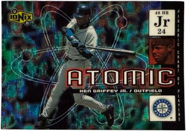 Ken Griffey Jr. 2000 Upper Deck Ionix Atomic Card #A3 (Seattle Mariners/HOF)-Powers Sports Memorabilia