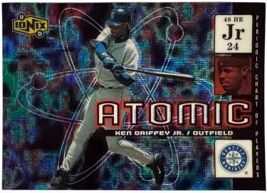 Ken Griffey Jr. 2000 Upper Deck Ionix Atomic Card #A3 (Seattle Mariners/HOF) - CTBL_047559-Powers Sports Memorabilia