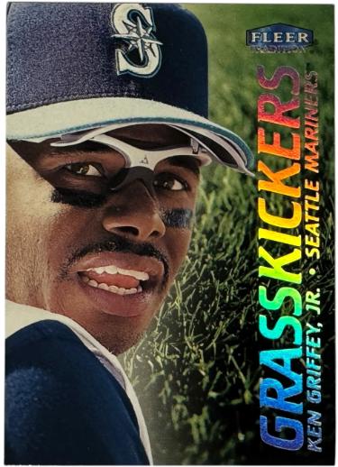 Ken Griffey Jr 2000 Fleer Tradition Grasskickers Card #10GK (Seattle Mariners/HOF)-Powers Sports Memorabilia