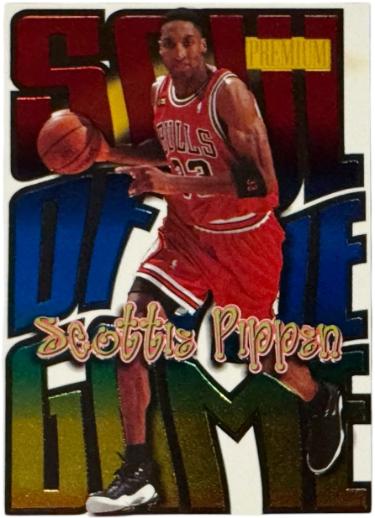 Scottie Pippen 1998-99 Skybox Premium Soul of the Game Insert Card #3SG (Chicago Bulls/HOF)-Powers Sports Memorabilia