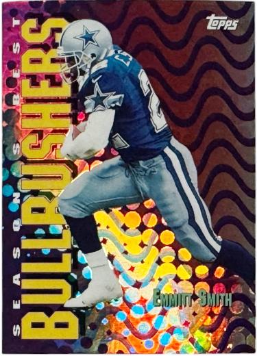 Emmitt Smith 1999 Topps Chrome Season's Best Bullrushers Card #SB5 (Dallas Cowboys)-Powers Sports Memorabilia
