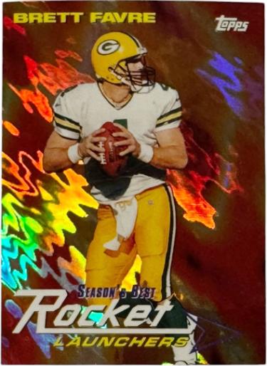 Brett Favre 1999 Topps Season's Best Rocket Launchers Card #SB7 (Green Bay Packers/HOF)-Powers Sports Memorabilia